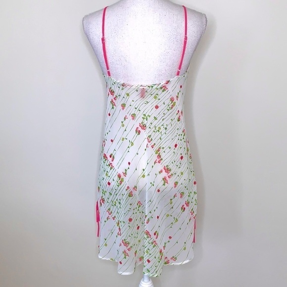 Adorable Garden Rose Chiffon Slip Dress - Picture 7 of 7